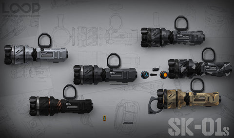 LOOP SK-SK01S 910lm 1600m 18350 EDC LEP Flashlight