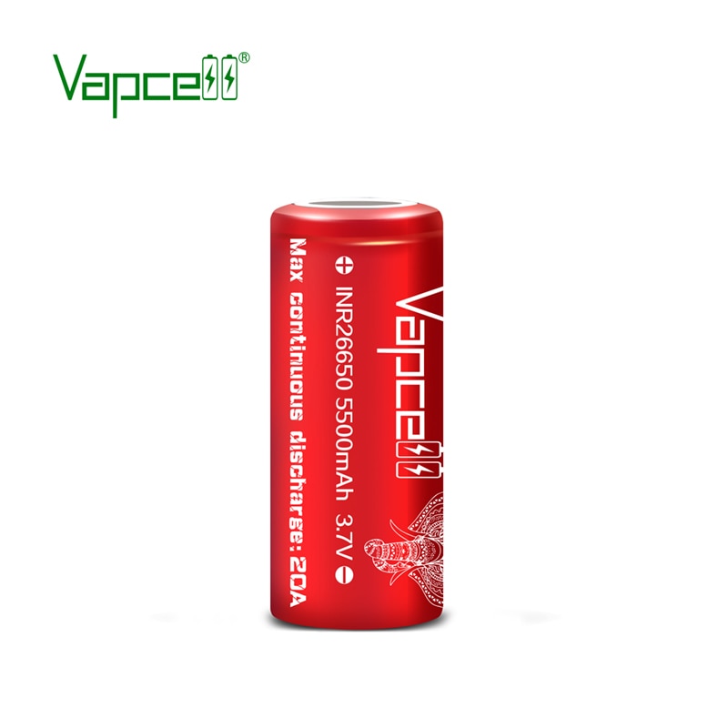 VapCell  26650 5500mah 20A Li lon Battery