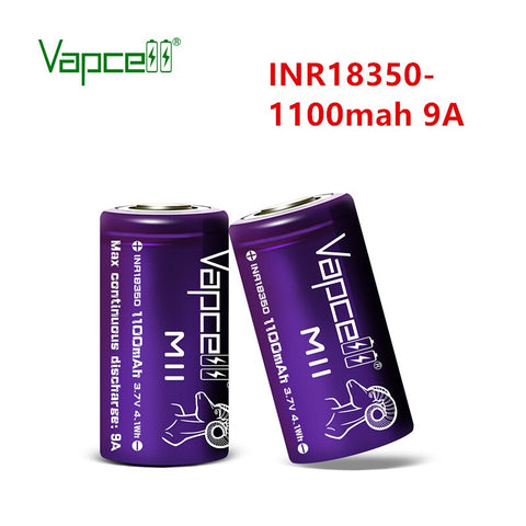 Vapcell M1118350 M11 1100mah 9a Lithium Battery